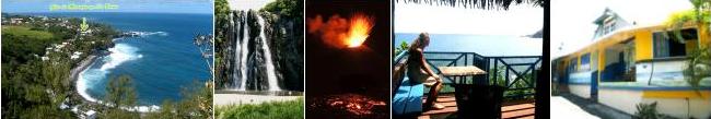 gite vue panoramique volcan et cascade aux �crevisses