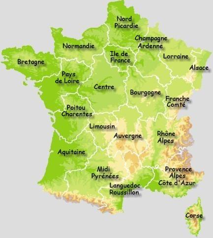 carte de france